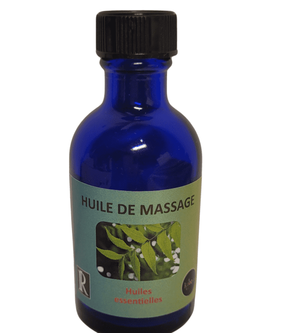 Huile de massage aux huile essentielles