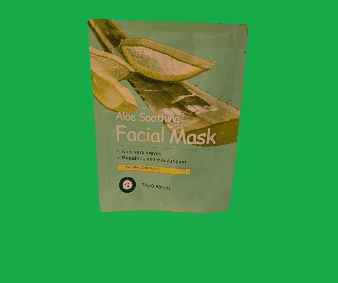Masque naturel facial à l'aloe vera