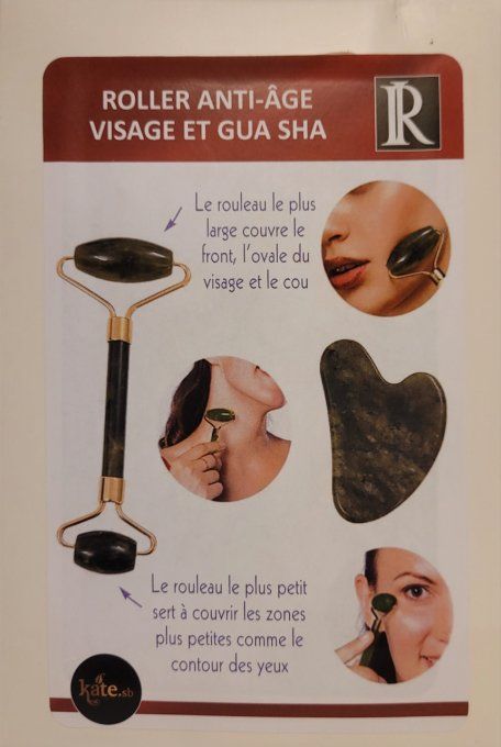 Roller anti-âge visage et gua sha